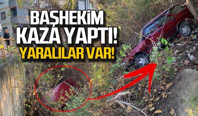 Başhekim kaza yaptı! 4 yaralı!