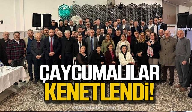 Çaycumalılar kenetlendi birlik beraberlik mesajı verildi!