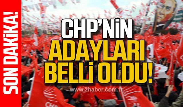 Gözler Ankara’da CHP’nin adayları belli oldu!