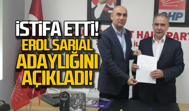 İstifa etti! Erol Sarıal aday adaylığını açıkladı!