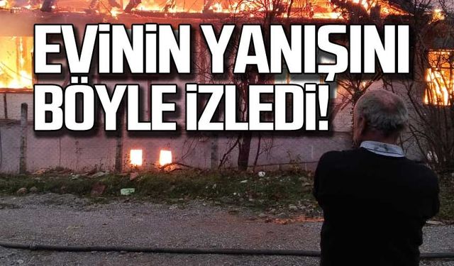 Evin yanışını böyle izledi!