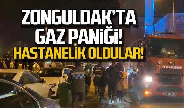 Zonguldak'ta gaz paniği! Hastanelik oldular!