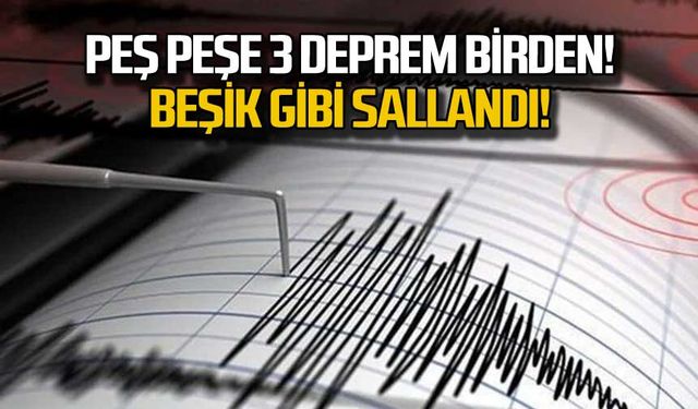 Hakkari beşik gibi sallandı! Peş peşe 3 deprem birden!