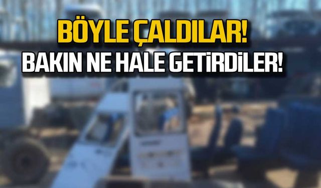 Böyle çaldılar! Bakın ne hale getirdiler!