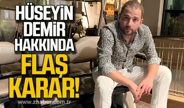 Erdoğan Demir’in oğlu Hüseyin Demir için tahliye kararı