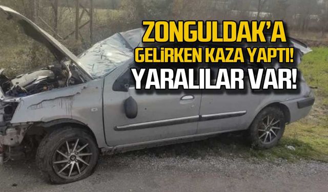 Bartın Çaycuma yolunda kaza! Yaralılar var!