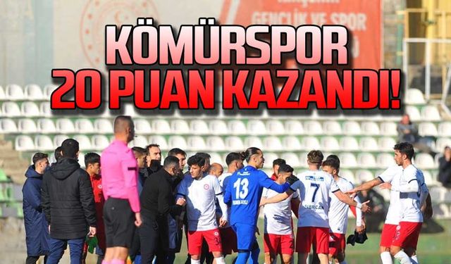 Zonguldak Kömürspor 20 puan kazandı!