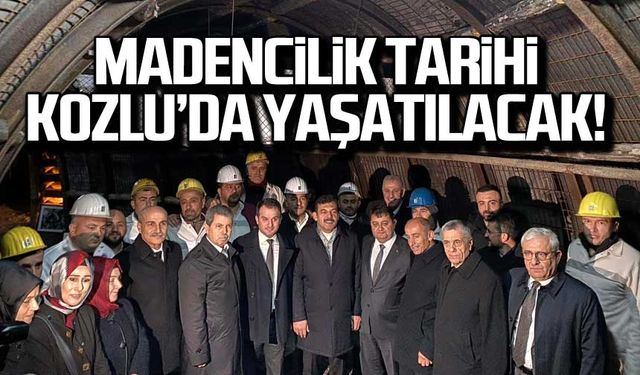 Madencilik tarihi Zonguldak Kozlu'da yaşatılacak!