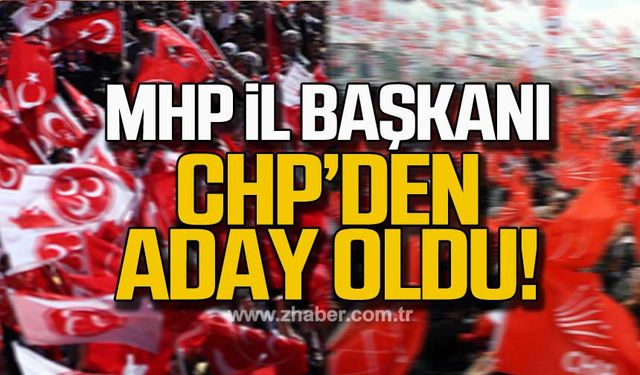 Mhp Zonguldak İl Başkanı Chp'den Aday Oldu