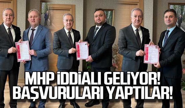 MHP Kilimli'de iddialı geliyor! Başvuruları yaptılar!