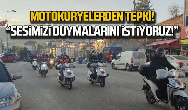 Trafik kazasında ölen Motokurye'nin meslektaşlarından konvoylu tepki!