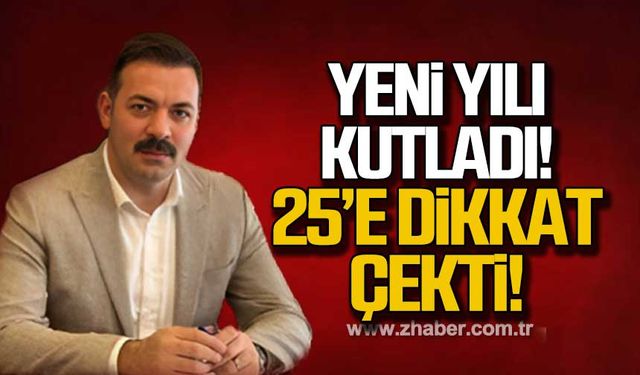 Mustafa Çağlayan’dan Zonguldak için ‘25’ mesajı!