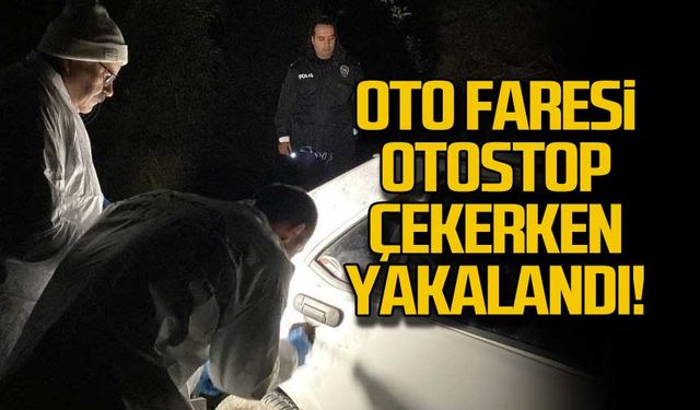 Oto faresi otostop çekerken yakalandı!