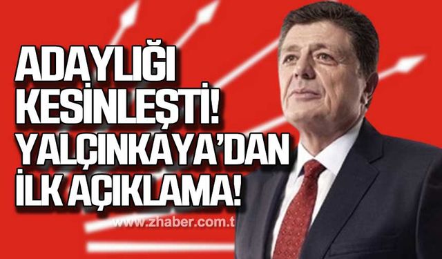 Adaylığı kesinleşen Rıza Yalçınkaya'dan ilk açıklama!