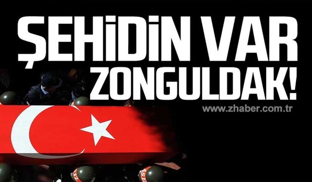 Şehidin var Zonguldak! Uzman Onbaşı İsmail Yazıcı şehit düştü.