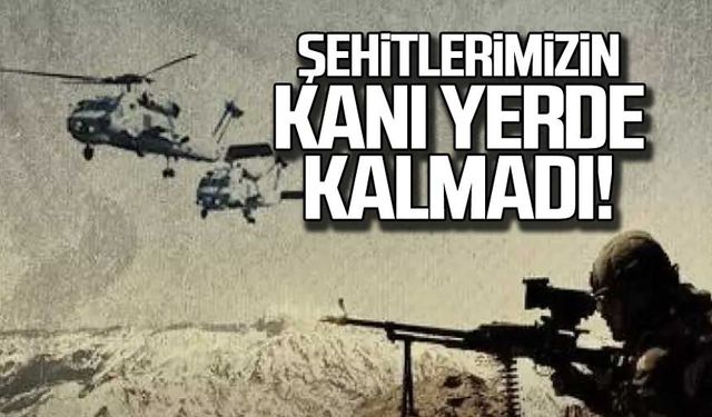 Şehitlerimizin kanı yerde kalmadı!