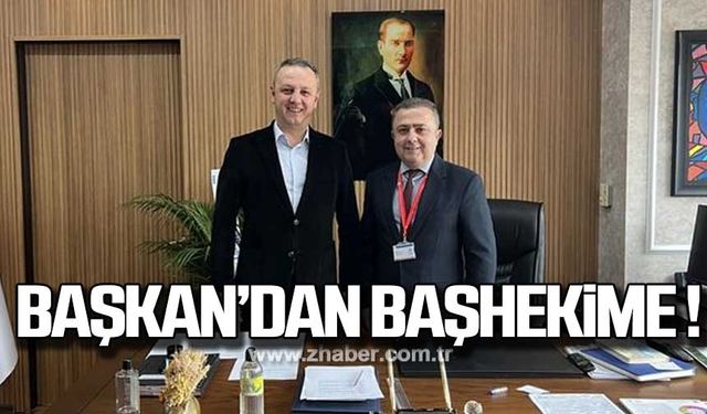 Başkan Alan'dan Başhekim Burak Bahadır'a ziyaret!