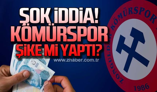 Şok iddia! Zonguldak Kömürspor şike mi yaptı?