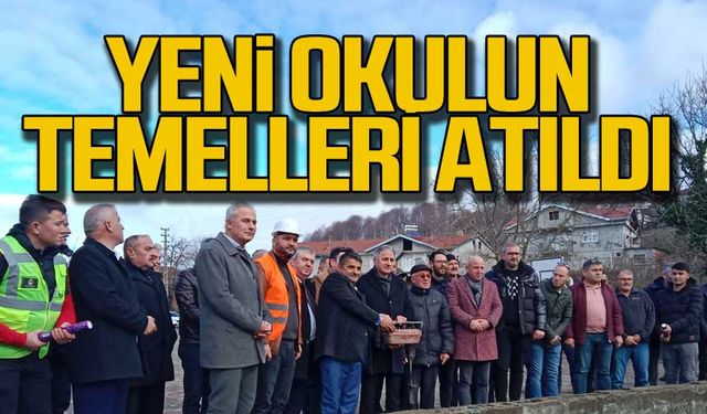 Yeni okulun temelleri atıldı!