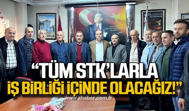 Harun Akın Trabzonlular Derneği’ni ziyaretinde konuştu!