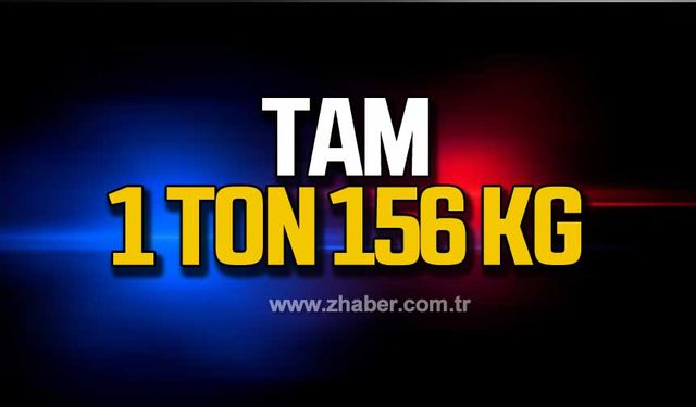 Türkiye temizleniyor! 1 ton 156 kg uyuşturucu yakalandı