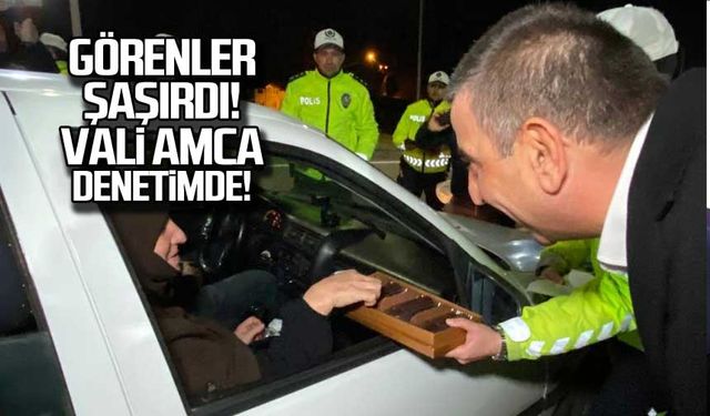 Görenler şaşırdı! Vali Hacıbektaşoğlu denetimde!