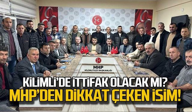 Kilimli'de ittifak olacak mı? MHP'den dikkat çeken isim!