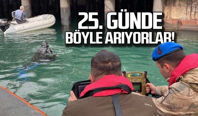 7 kayıp denizciyi 25. günde böyle arıyorlar