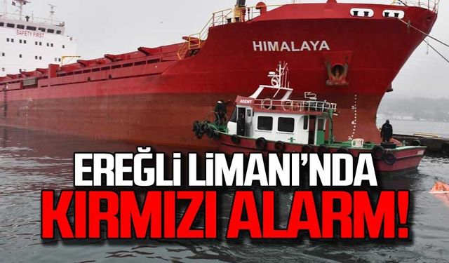 Kdz. Ereğli limanında kırmızı alarm!