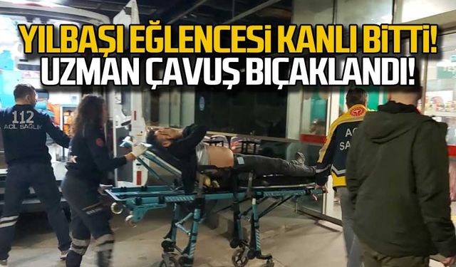 Yılbaşı eğlencesi kanlı bitti! Uzman Çavuş bıçaklandı!