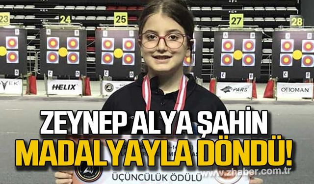 Zeynep Alya Şahin'den büyük gurur!