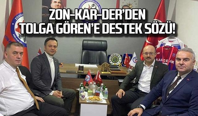 Zon-Kar-Der'den Tolga Gören'e destek sözü!