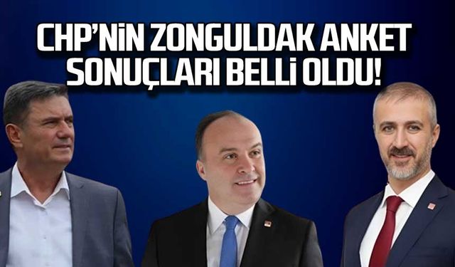 CHP'nin Zonguldak anket sonuçları belli oldu!