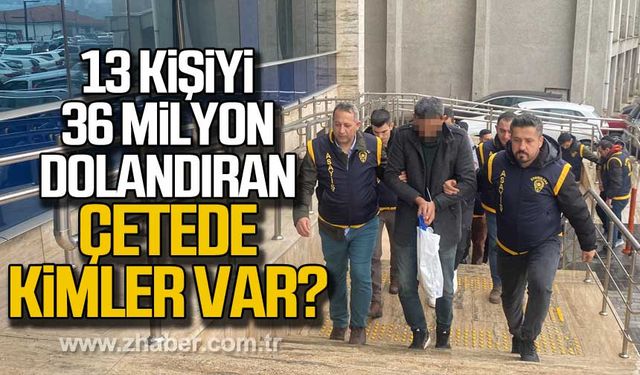 Zonguldak emniyeti 36 kişiyi 13 milyon dolandıran çeteyi çökertti! 13 kişi göz altında