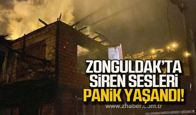 Zonguldak’ta yangın!