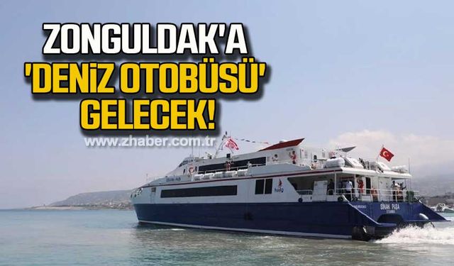 Zonguldak'a 'Deniz Otobüsü' gelecek!