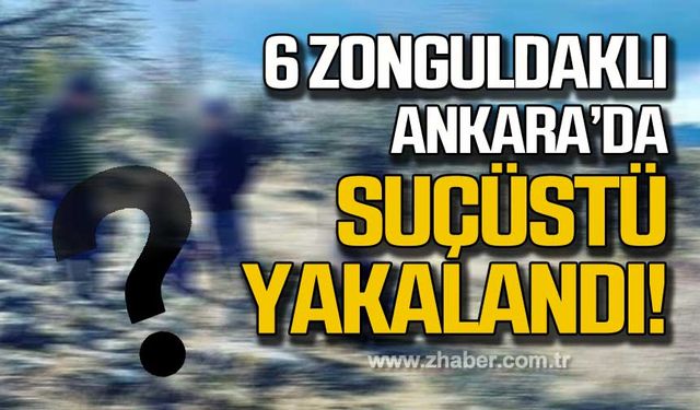 6 Zonguldaklı Ankara’da suçüstü yakalandı!