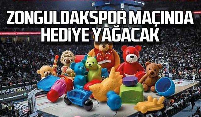 Zonguldakspor maçında depremzede çocuklara hediye yağacak!