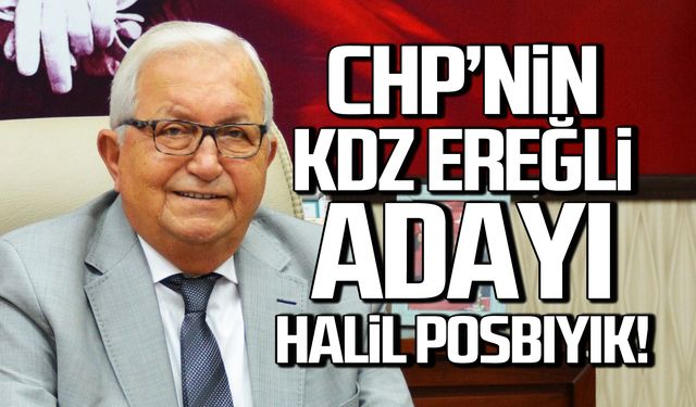 CHP'nin Ereğli Belediye Başkan Adayı Halil Posbıyık!