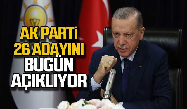 AK Parti'de bugün, 11 Büyükşehir 15 il adayı açıklanıyor