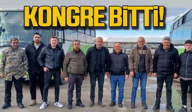 Alaplı'da kongre sonlandı