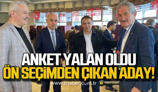 Anket yalan oldu! Ön seçimden çıkan aday!