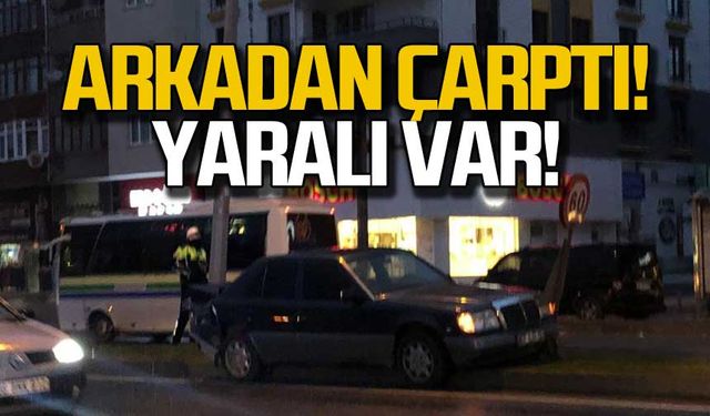 Arkadan çarptı! Yaralı var!