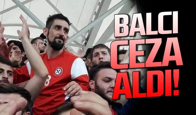 Miraç Balcı ceza aldı!