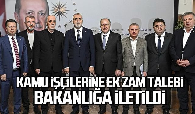 Türk-İş'in kamu işçilerine ek zam talebi bakanlıkta!