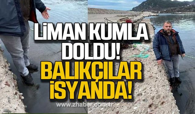 Bartın'da liman kumla doldu balıkçılar isyan etti!