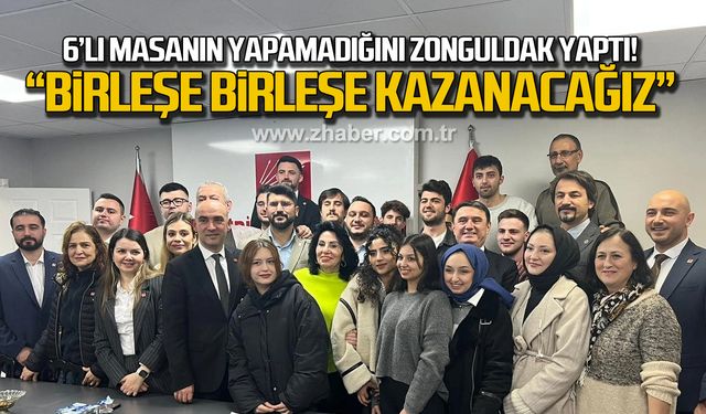 6'lı masanın yapamadığını onlar yaptı! "Birleşe birleşe kazanacağız"