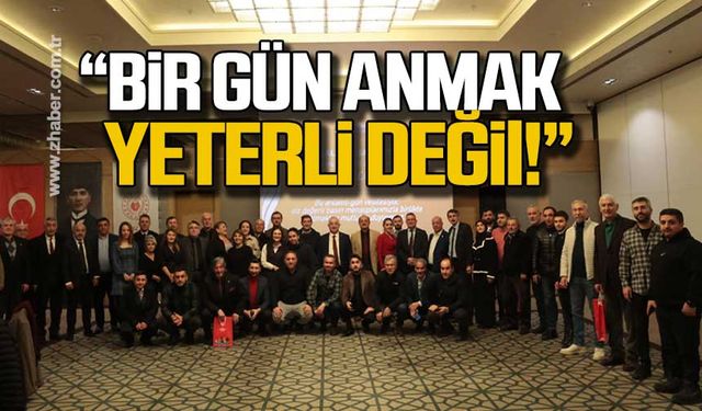 Subaşı:"Sadece bir gün anmak yeterli değil!"