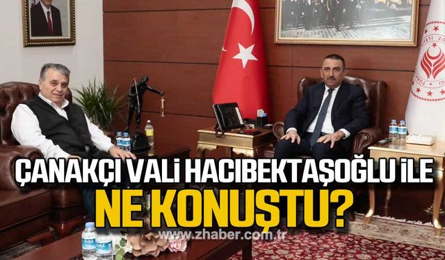 Çanakçı Vali Hacıbektaşoğlu ile ne konuştu?