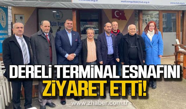 Cem Dereli terminal esnafını ziyaret etti!